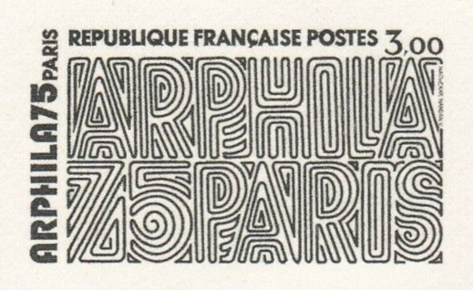 France_1975_Yvert_1832-Scott_1427_black_m_no_signature_detail