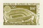 Mauritania_1967_Yvert_226-Scott_224_olive-green_detail