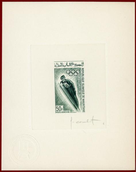 Mauritania_1968_Yvert_PA75-Scott_C74_dark-green_b