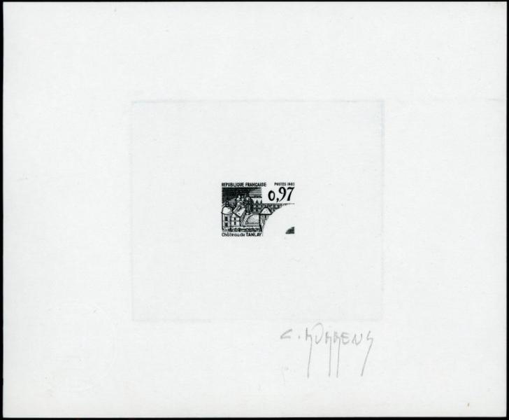 France_1982_Yvert_Preoblit_174-Scott_1814_black_a