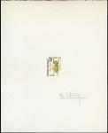 France_1982_Yvert_Taxe_104-Scott_J107_olive-green