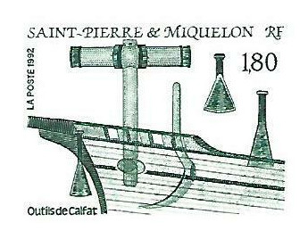 St_Pierre_1992_Yvert_562-Scott_579_dark-green_detail