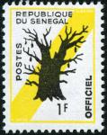 Senegal_1966_Yvert_Service_9-Scott_O9_typo