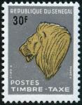 Senegal_1966_Yvert_Taxe_42-Scott_J42_typo