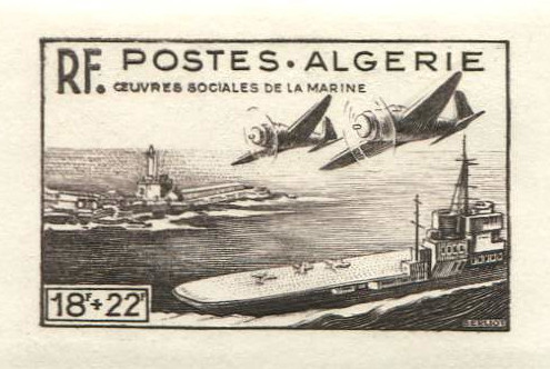 Algeria_1949_Yvert_274-Scott_B56_sepia_1604_Lx_detail
