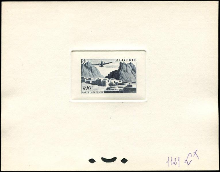 Algeria_1949_Yvert_PA10-Scott_C9_blue_1121_Lx