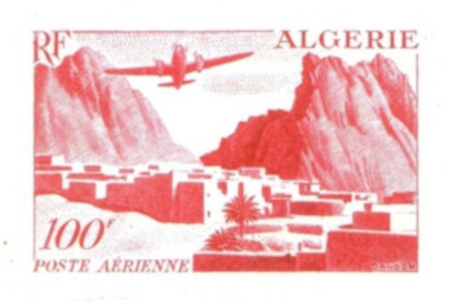 Algeria_1949_Yvert_PA10-Scott_C9_red_1427_Lc_a_detail