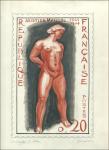 France_1961_Yvert_1281a-Scott_984_unadopted_Aristide_Maillol_MAQ