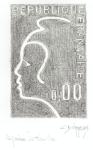 France_1975_Yvert_1816d_unissued_80c_Marianne_de_Durrens_MAQ