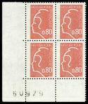 France_1975_Yvert_1816d_unissued_80c_Marianne_de_Durrens_o_US