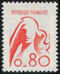 France_1975_Yvert_1816a_unissued_80c_Marianne_de_Bequet_q_US