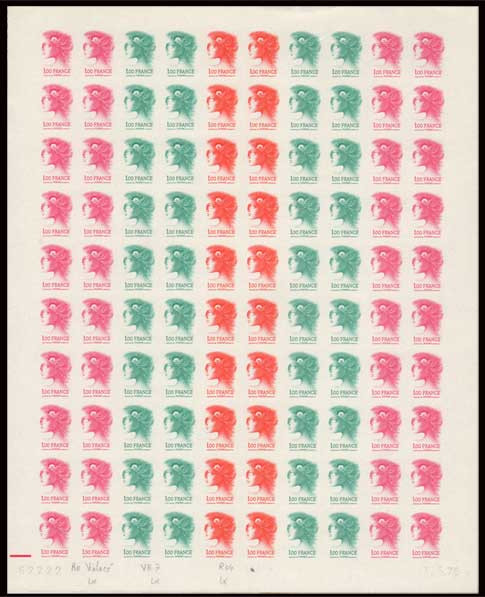 France_1976_Yvert_1892a-Scott_1496_unissued_1f_Marianne_by_Excoffon-Durrens_full_sheet_b_ESS