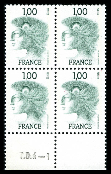 France_1976_Yvert_1892a-Scott_1496_unissued_1f_Marianne_by_Excoffon-Durrens_four_b_ESS
