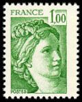 France_1977_Yvert_1973-Scott_1571_1f_Sabine_by_Gandon_1978_b_IS
