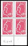 France_1975_Yvert_1816d_unissued_80c_Marianne_de_Durrens_r_US