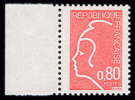France_1975_Yvert_1816d_unissued_80c_Marianne_de_Durrens_t_US