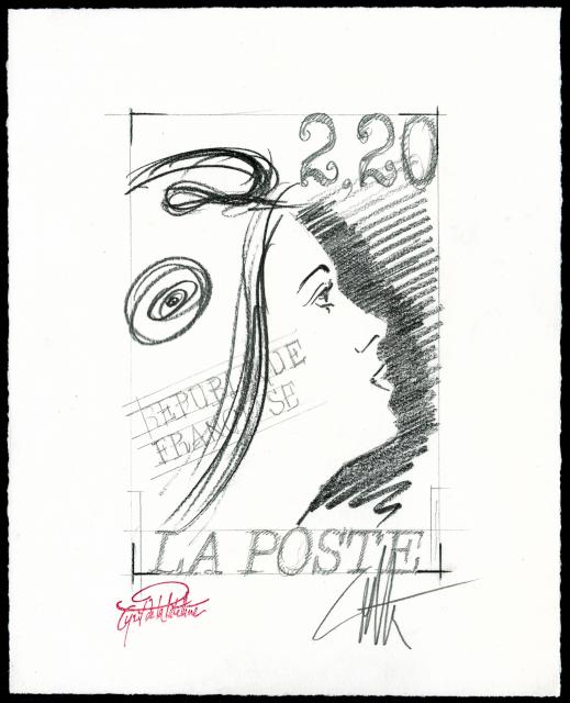 France_1989_Yvert_2614f-Scott_unadopted_Marianne_by_de_la_Patelliere-Durrens_c_MAQ