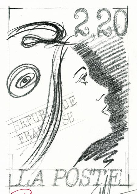 France_1989_Yvert_2614f-Scott_unadopted_Marianne_by_de_la_Patelliere-Durrens_c_MAQ_detail_a