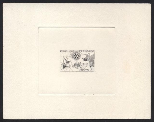 France_1955_Yvert_1009a-Scott_741_unadopted_Rotary_2eme_etat_black_b_AP