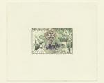France_1955_Yvert_1009a-Scott_741_unadopted_Rotary_green_+_violet_+_black_AP_detail