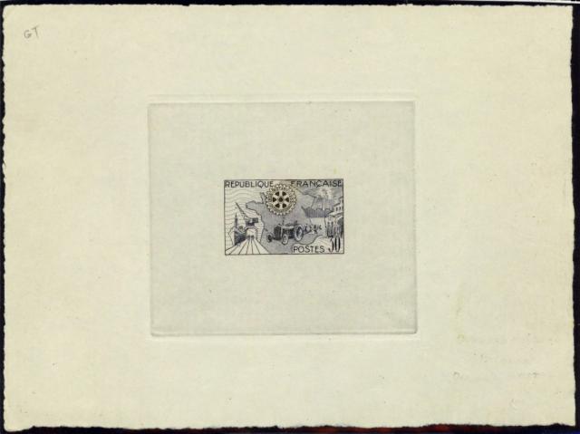 France_1955_Yvert_1009a-Scott_741_unadopted_Rotary_grey-violet_+_black_AP