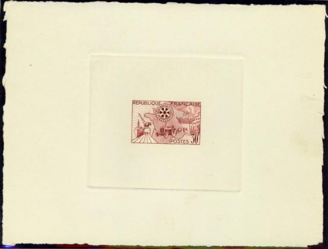 France_1955_Yvert_1009a-Scott_741_unadopted_Rotary_red-brown_a_AP