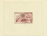 France_1955_Yvert_1009a-Scott_741_unadopted_Rotary_red-brown_b_AP_detail