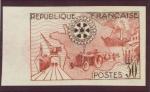 France_1955_Yvert_1009a-Scott_741_unadopted_Rotary_t_ESS