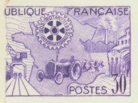 France_1955_Yvert_1009a-Scott_741_unadopted_Rotary_violet3_AP_detail