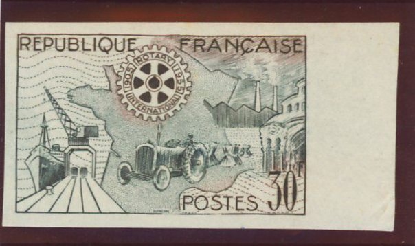 France_1955_Yvert_1009a-Scott_741_unadopted_Rotary_y_ESS