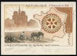France_1955_Yvert_1009d-Scott_741_unadopted_Rotary_MAQ
