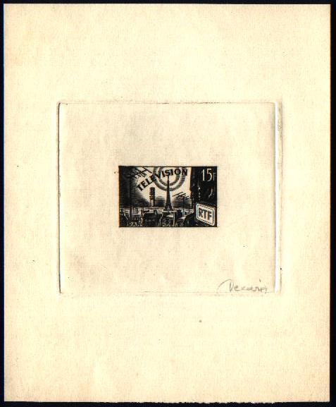 France_1955_Yvert_1022a-Scott_766_unadopted_Television_et_Tour_Eiffel_black_e_AP