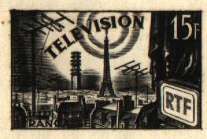 France_1955_Yvert_1022a-Scott_766_unadopted_Television_et_Tour_Eiffel_black_e_AP_detail