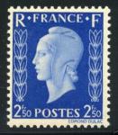 France_1945_Yvert_701C-Scott_505_unissued_2f50_Type_I_Marianne_de_Dulac_e_US