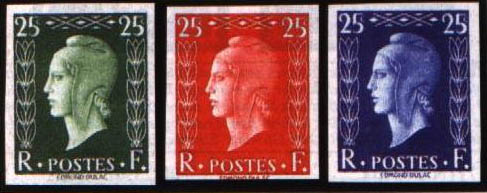 France_1945_Yvert_701xx_unissued_25c_Marianne_de_Dulac_different_colors_b_ESS