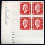 France_1948_Yvert_701y_unissued_Marianne_de_Dulac_red_four_f_ESS