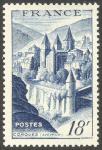 France_1948_Yvert_805-Scott_593_Abbaye_de_Conques_a_IS