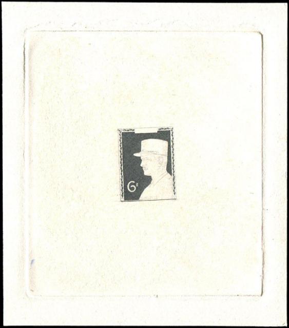 France_1948_Yvert_815a-Scott_604_unadopted_Leclerc_1er_etat_black_b_AP