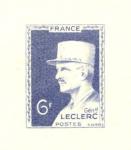 France_1948_Yvert_815a-Scott_604_unadopted_Leclerc_blue-grey_bb_AP_detail