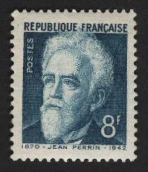 France_1948_Yvert_821-Scott_609_Jean_Perrin_blue-green_b_IS