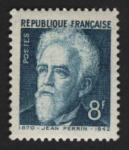 France_1948_Yvert_821-Scott_609_Jean_Perrin_blue-green_b_IS
