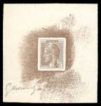 France_1948_Yvert-Scott_unadopted_6f_Marianne_de_Hourriez_A_brown_typo_d_AP