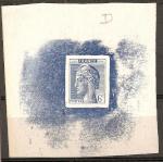 France_1948_Yvert-Scott_unadopted_6f_Marianne_de_Hourriez_A_dark-blue_typo_e_AP