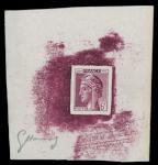 France_1948_Yvert-Scott_unadopted_6f_Marianne_de_Hourriez_A_lilac_typo_b_AP