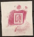 France_1948_Yvert-Scott_unadopted_6f_Marianne_de_Hourriez_A_red_typo_d_AP