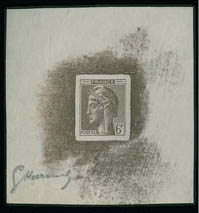 France_1948_Yvert-Scott_unadopted_6f_Marianne_de_Hourriez_A_sepia_typo_a_AP