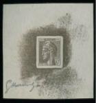 France_1948_Yvert-Scott_unadopted_6f_Marianne_de_Hourriez_A_sepia_typo_a_AP