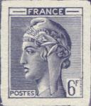 France_1948_Yvert-Scott_unadopted_6f_Marianne_de_Hourriez_A_violet_typo_fa_AP_detail