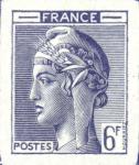 France_1948_Yvert-Scott_unadopted_6f_Marianne_de_Hourriez_A_violet_typo_ga_AP_detail