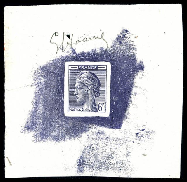 France_1948_Yvert-Scott_unadopted_6f_Marianne_de_Hourriez_A_violet_typo_gb_AP